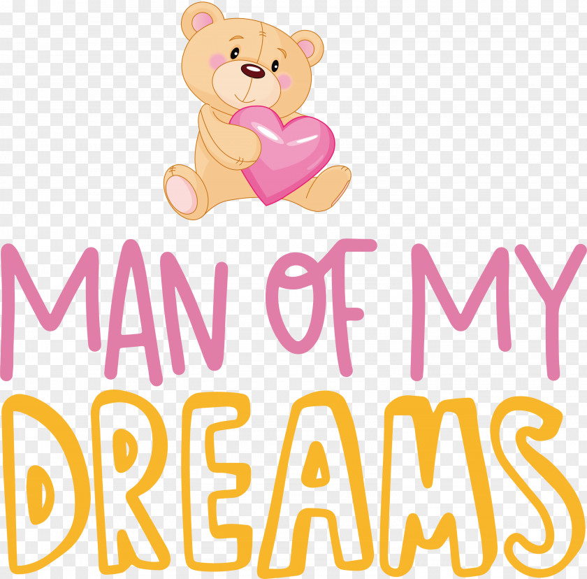 Man Of Dreams Valentines Day Quote PNG