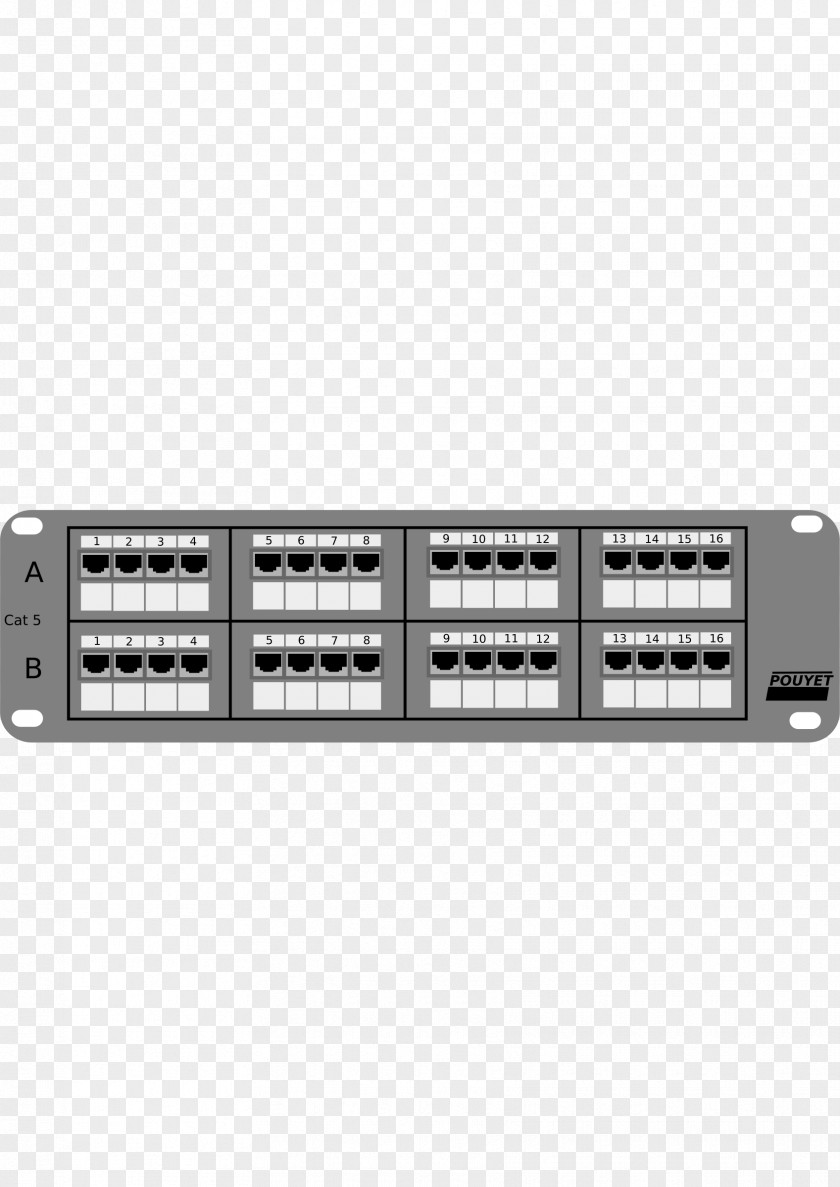 Panel Patch Panels Network Switch Computer Port Clip Art PNG