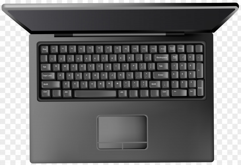 Top View Angle Computer Keyboard Laptop Mouse PNG