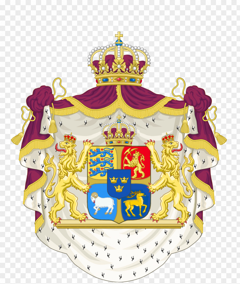 Union Between Sweden And Norway Coat Of Arms Swedish Empire PNG