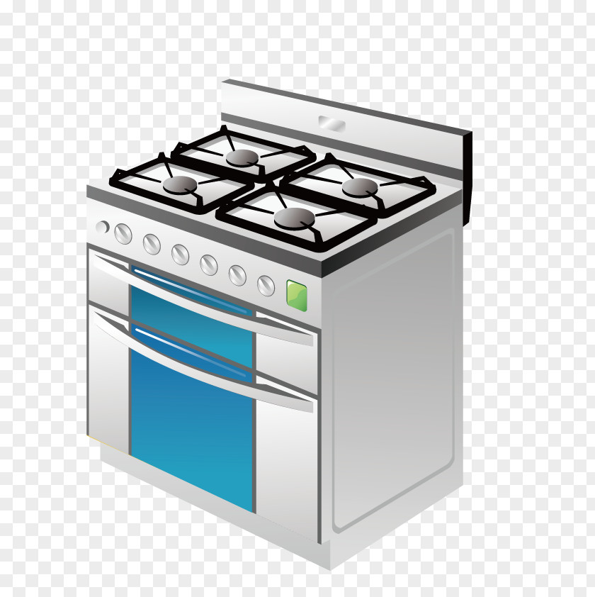 Vector Gas Stove Home Appliance Furnace Hearth PNG