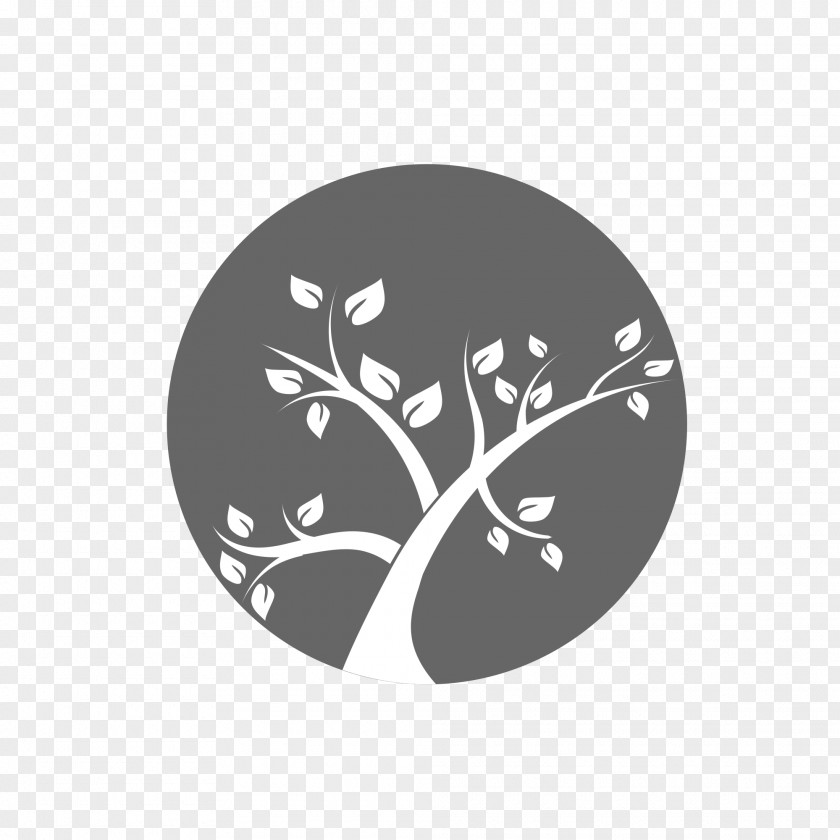 Circle Logo Tree Branch PNG