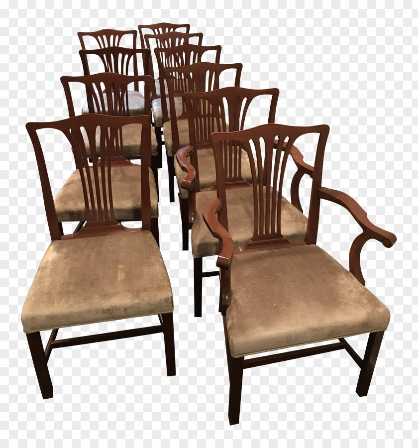 Mahogany Chair Antique Garden Furniture PNG