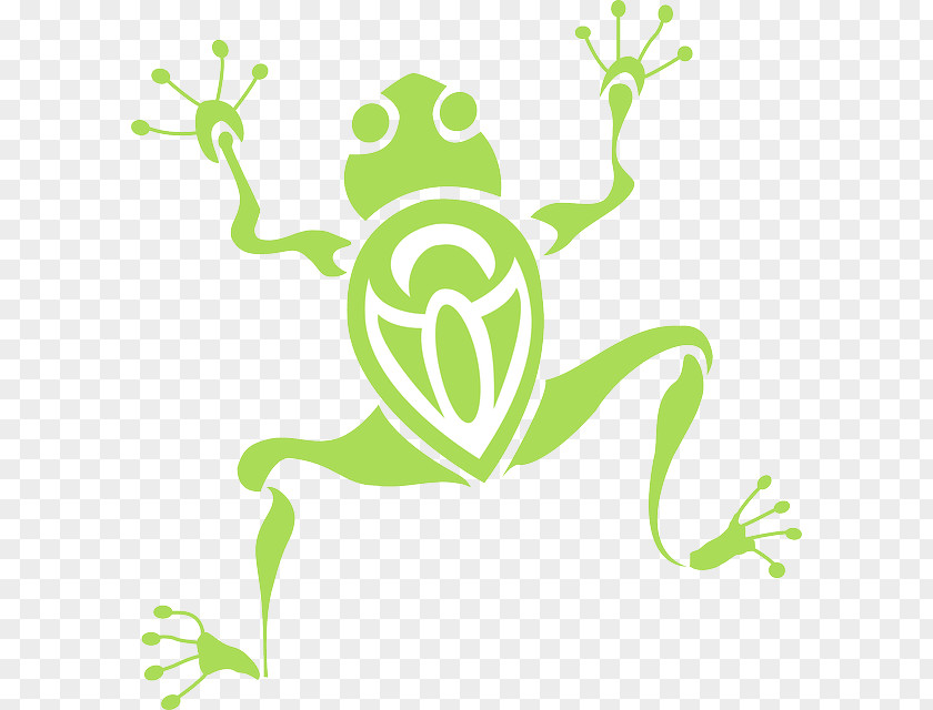 Amphibian Tattoo Stencil Frog PNG