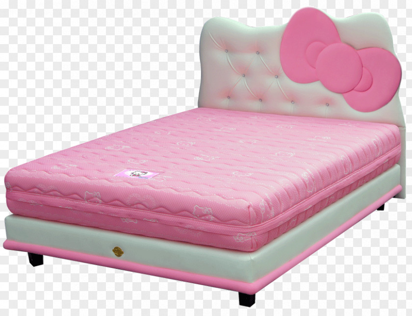 Bed Hello Kitty Springbed Surabaya Mattress Pillow PNG