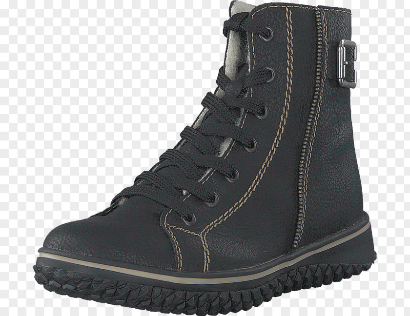 Boot Shoe Rieker Black Lace Up With Buckle 36 Leather Discounts And Allowances PNG