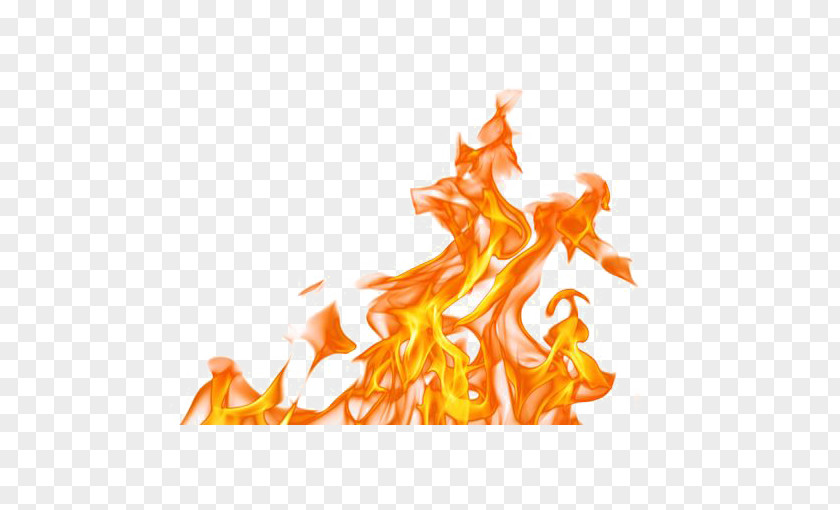 Golden Flame Fire Combustion Icon PNG