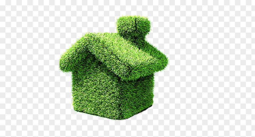 House On The Grass Environmentally Friendly Green Home Building Natural Environment PNG