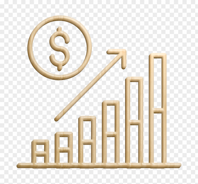 Money Icon Investment Bar Chart PNG