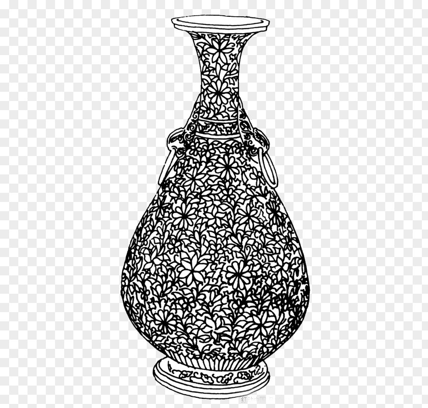 Retro Vase PNG