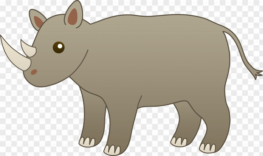 Rhinoceros Drawing Clip Art PNG