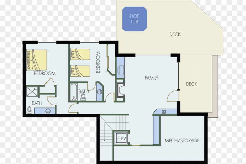 Whitetail Deer Floor Plan Product Design Square PNG