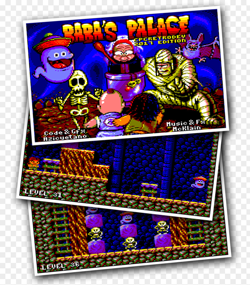 Wold Amstrad CPC ZX Spectrum Emulator Baba´s Palace PNG