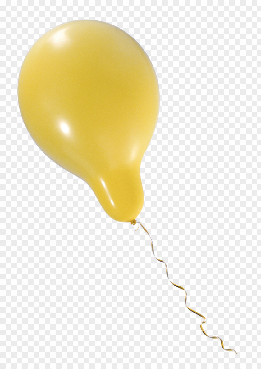 Baloes Design Element Yellow Balloon Product PNG