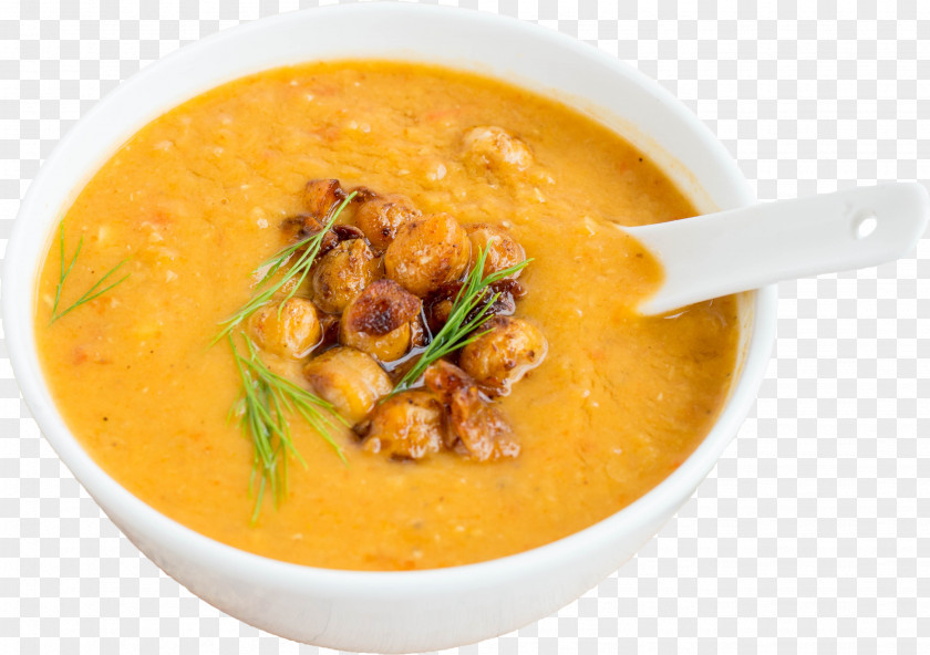 Bowl Pumpkin Soup Lentil Squash Dal Stuffing Pancake PNG