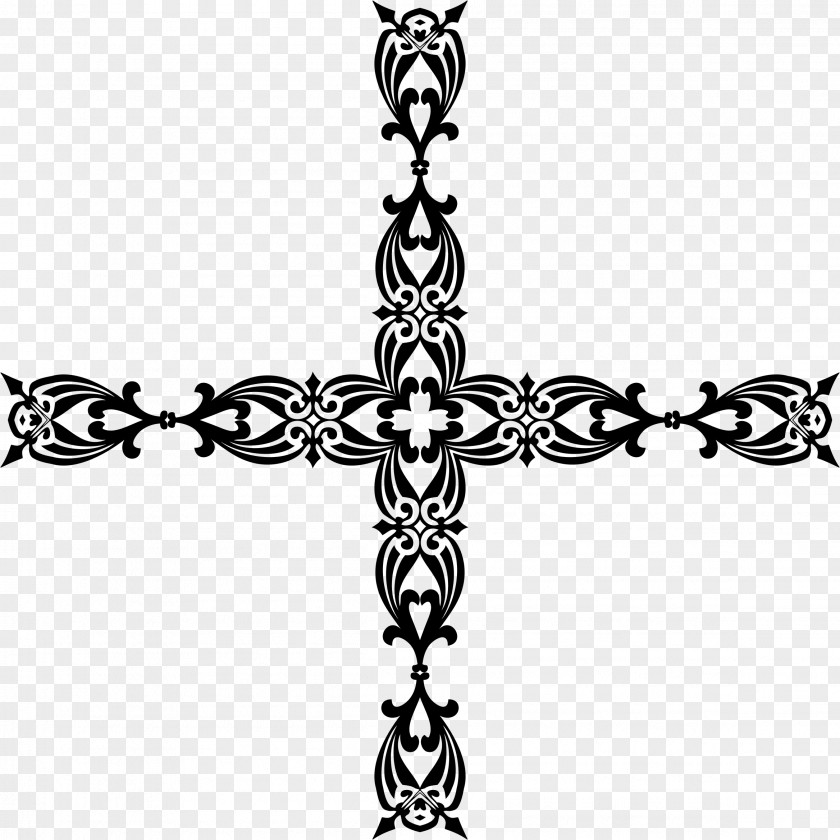 Christian Cross Victorian Era Clip Art PNG