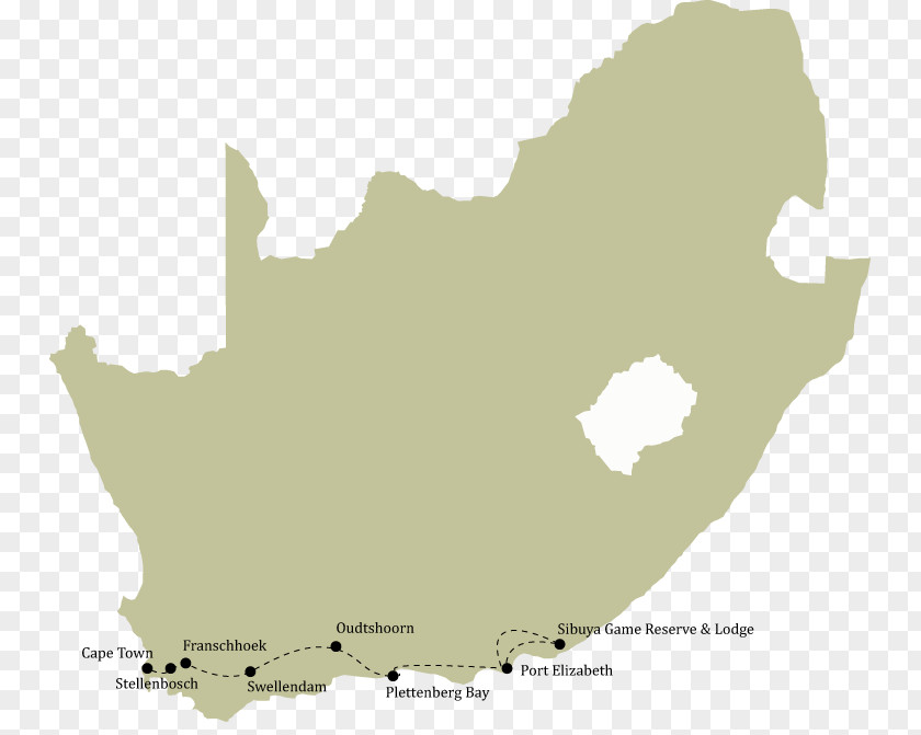 Map South Africa Vector Royalty-free PNG