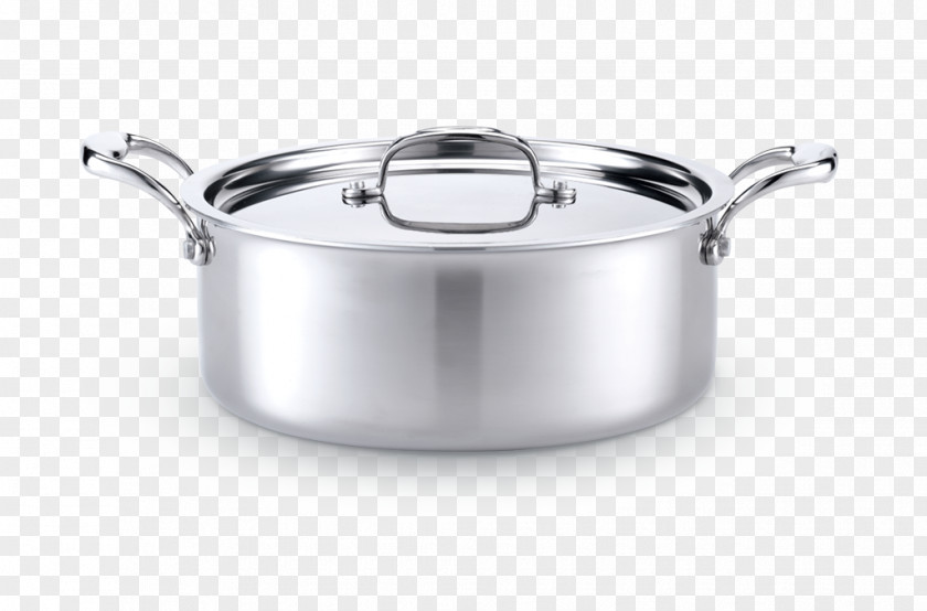 Steel Pot Cookware Stock Pots Kitchen Utensil All-Clad PNG