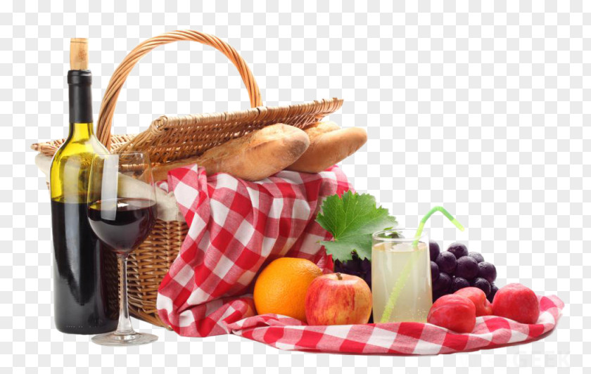 Wine Picnic Baskets Food Pasta PNG