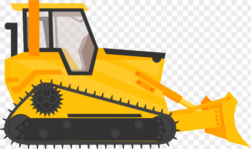 Bulldozer Caterpillar Inc. Heavy Machinery PNG