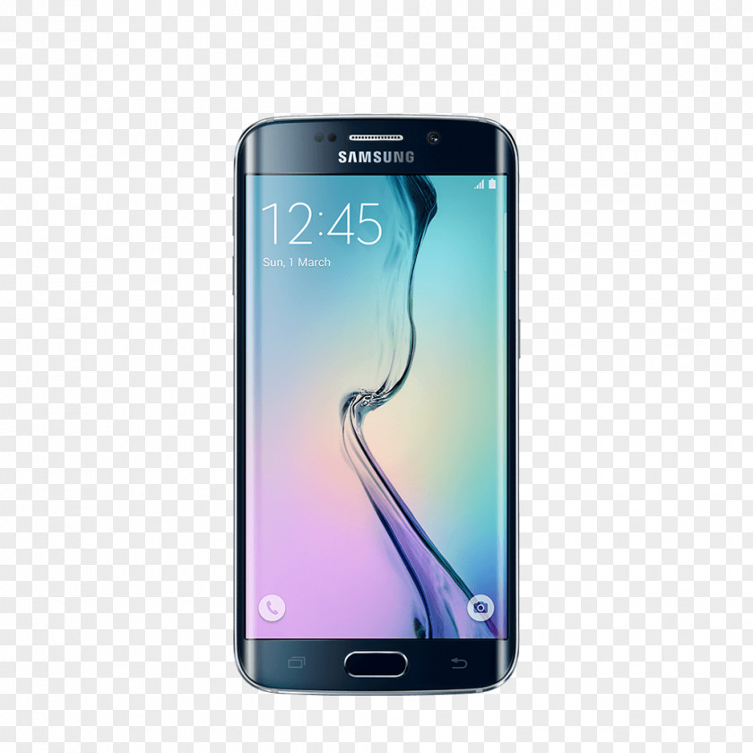 Samsung Galaxy S6 Edge Android Telephone Smartphone PNG