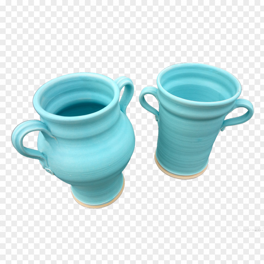 Turquoise Corelle Dishes Ceramic Coffee Cup Pottery Mug Tableware PNG