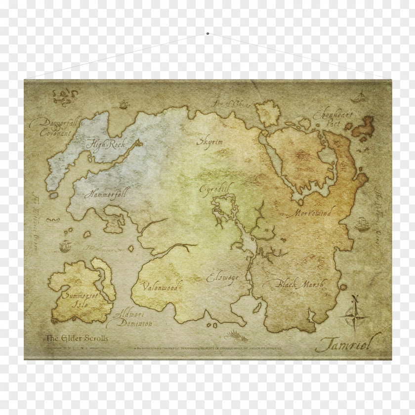 Map The Elder Scrolls Online: Tamriel Unlimited Scrolls: Legends V: Skyrim Oblivion Cyrodiil PNG