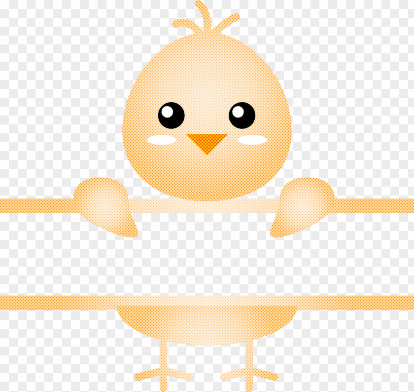 Chick Frame Easter Day PNG