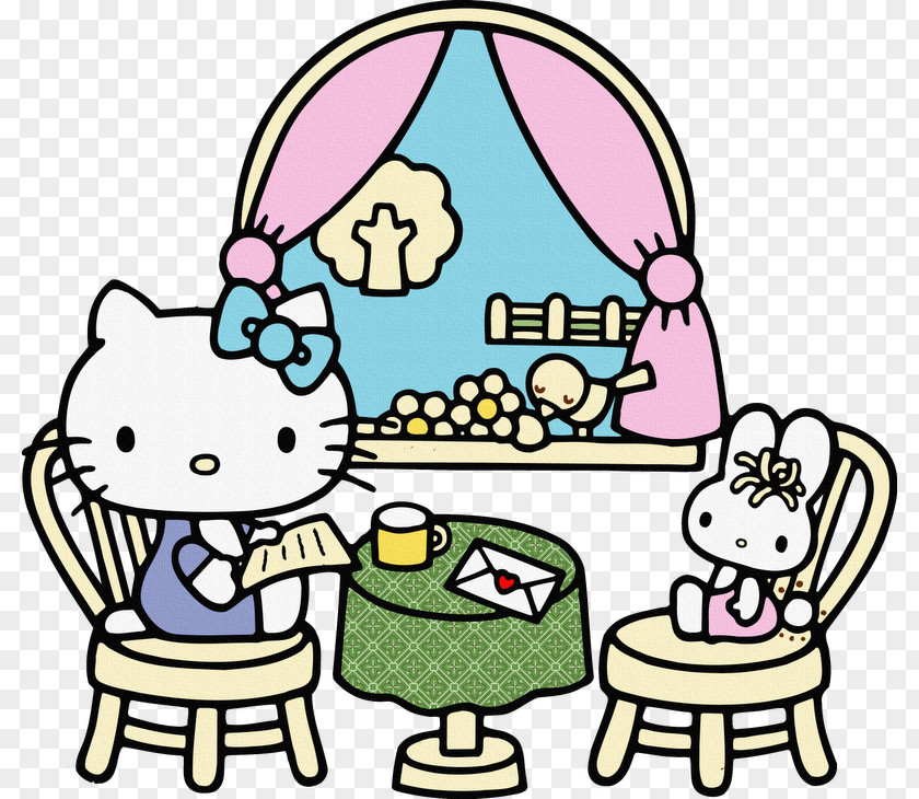 Child Coloring Book Hello Kitty PNG