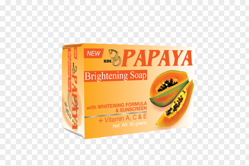 Papaya Extract Soap Sunscreen Skin Whitening PNG