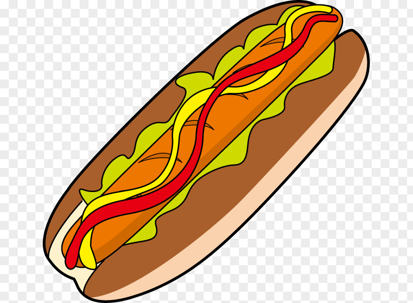 Pictures Hot Dogs Dog Yakisoba Hamburger Baguette Clip Art PNG