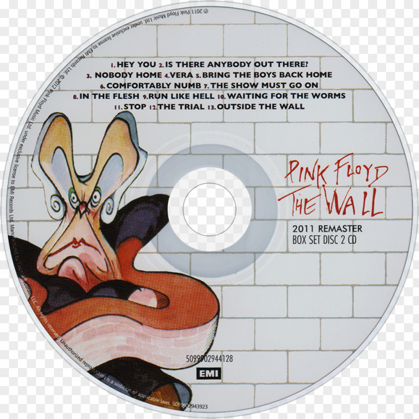 Ear The Wall Pink Floyd Animal Font PNG