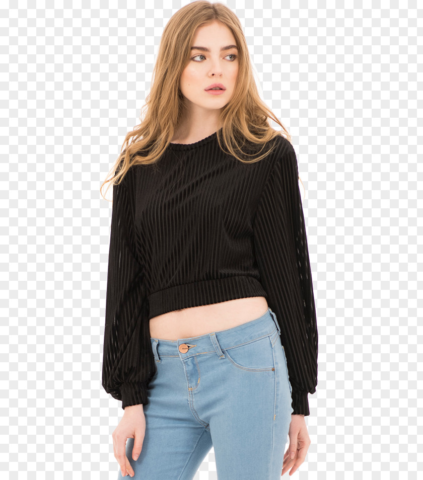 Rebajas Sleeve Sweater Bluza Fashion Shasa PNG