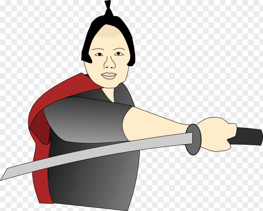 Samurai Vector Katana Sword Clip Art PNG