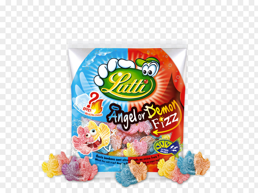 Angel And Demon Gummi Candy Lutti SAS Junk Food Confectionery PNG