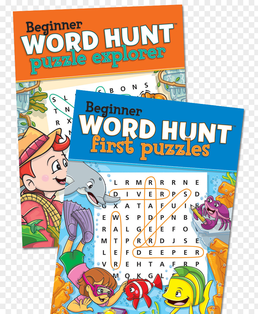 Book Beginner Word Hunt-First Puzzles Art Product Game PNG