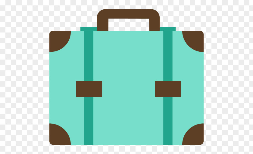 Cartoon Suitcase Yellow Baggage Travel PNG