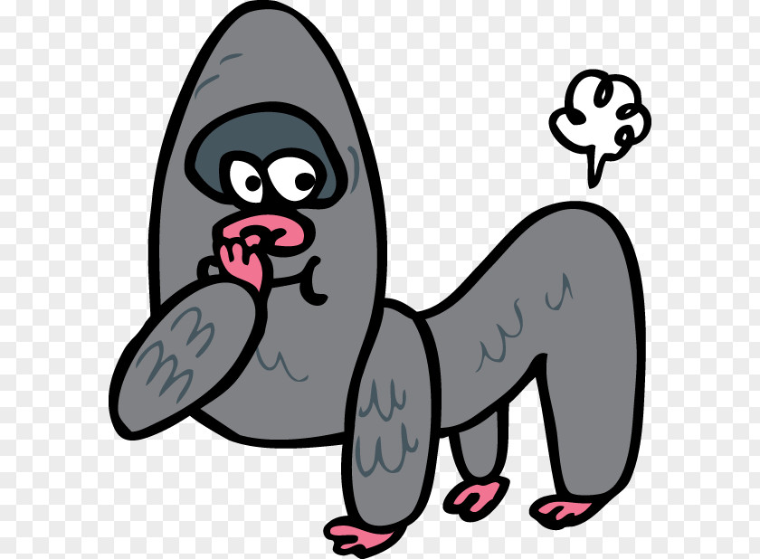 Confused Funny Character Sticker The Awkward Yeti Clip Art PNG