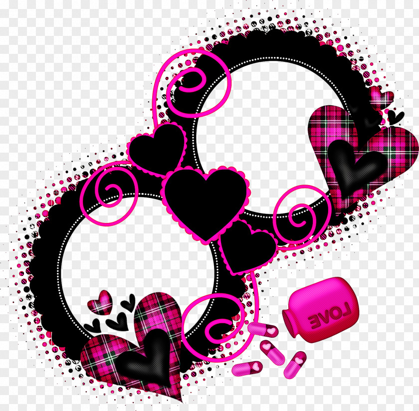 Heart Pink Circle PNG