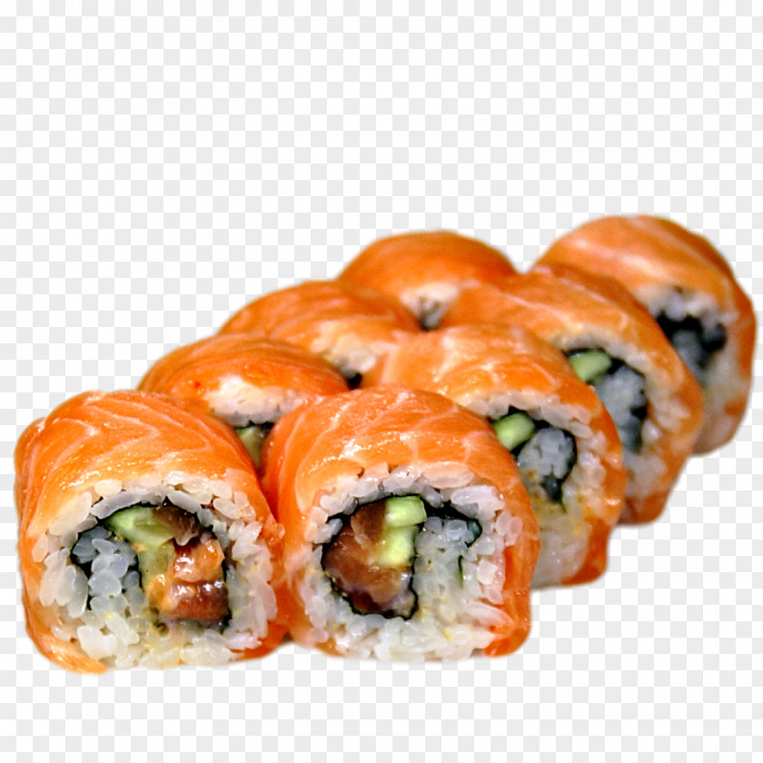 Sushi California Roll Gimbap Makizushi Smoked Salmon PNG