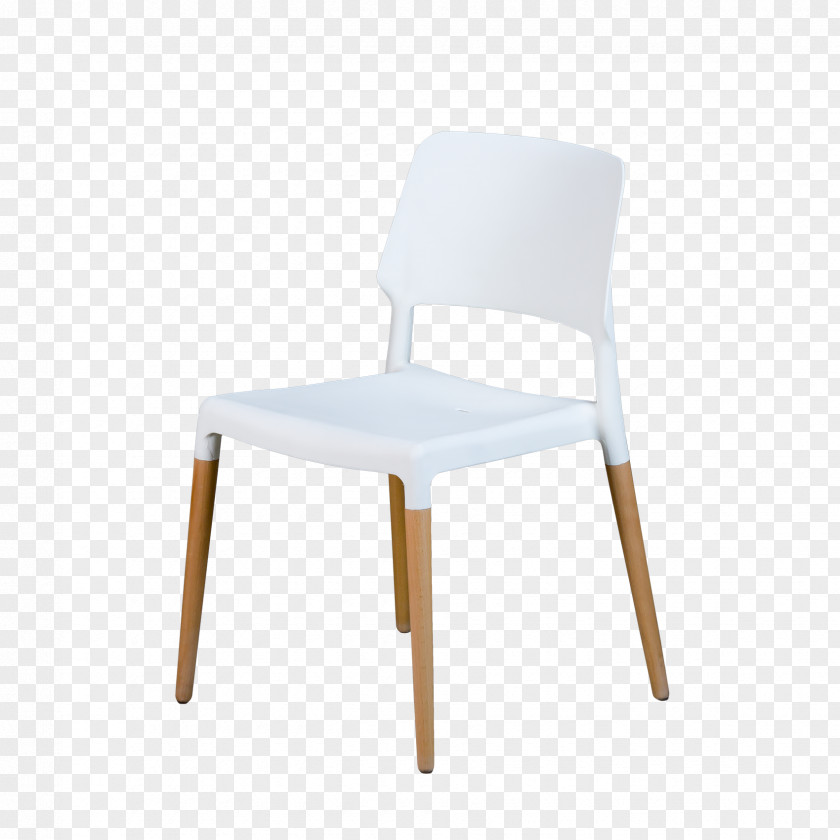 Chair White Wood Plastic Armrest PNG