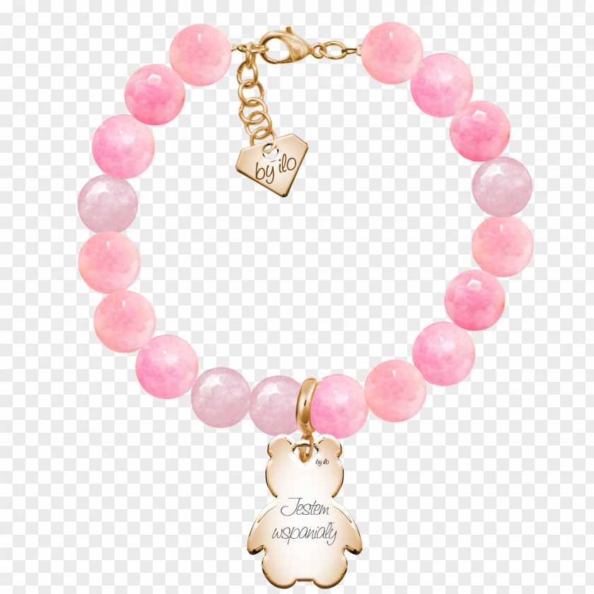 Necklace Bracelet Gemstone Bead Pink PNG