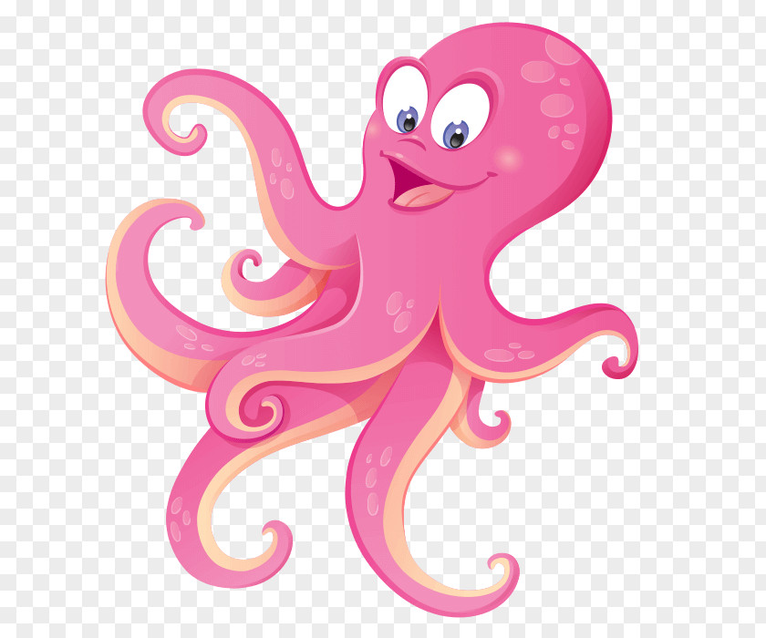 Polyp Drawing Sticker Wall Decal PNG