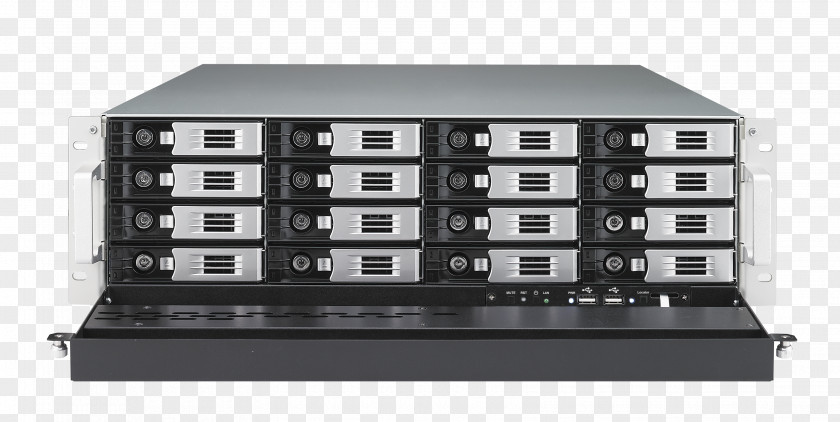 Thecus N16000PRO Network Storage Systems Computer Servers Hard Drives PNG