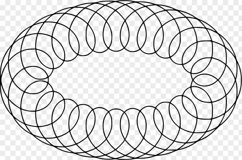 Circle Curve Roulette Epitrochoid Spirograph PNG