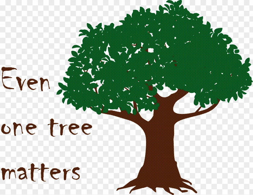 Even One Tree Matters Arbor Day PNG