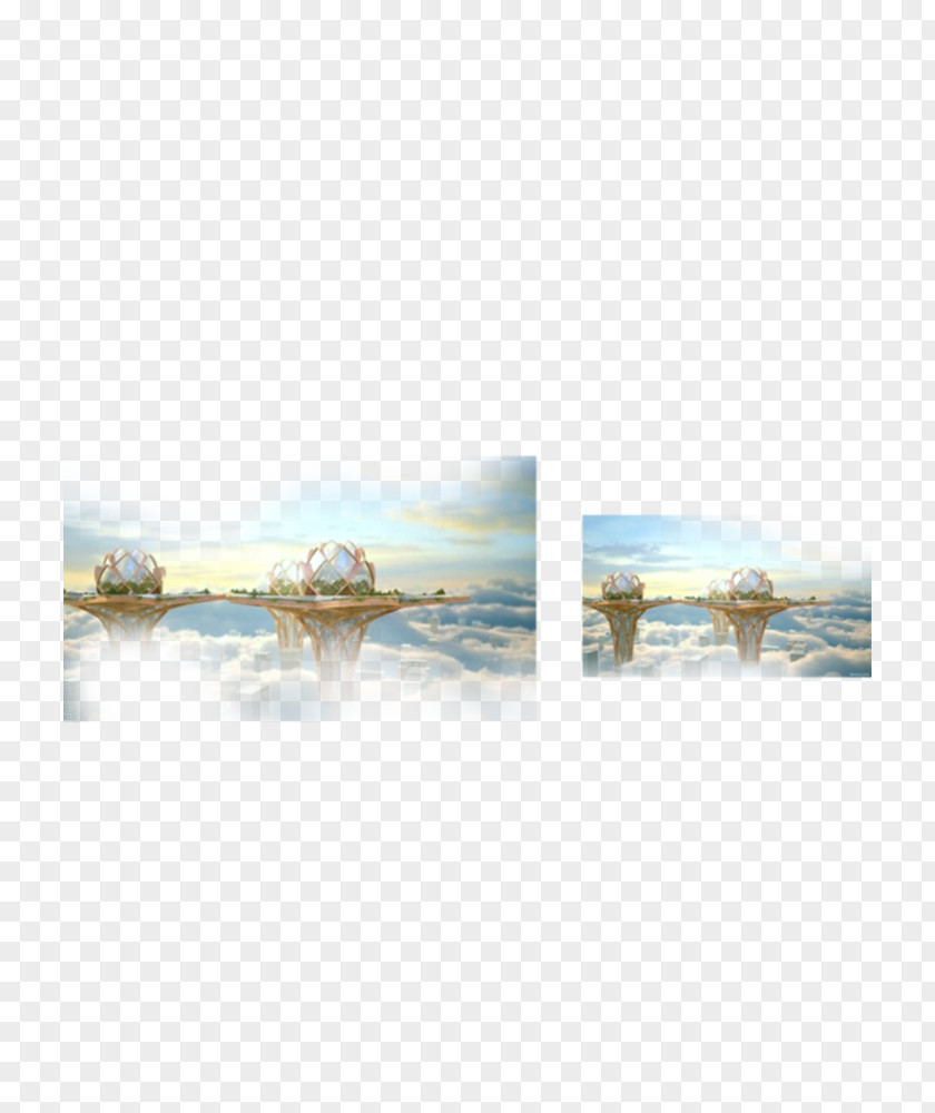 Floating Bridge, Wonderland, Beautiful Background Bridge Download PNG