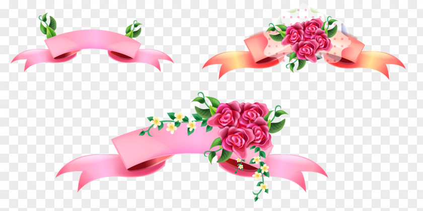 Ribbon Pink Clip Art PNG