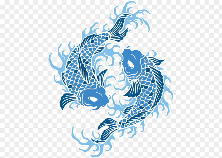 Dragon Fish Kōhaku Clip Art PNG