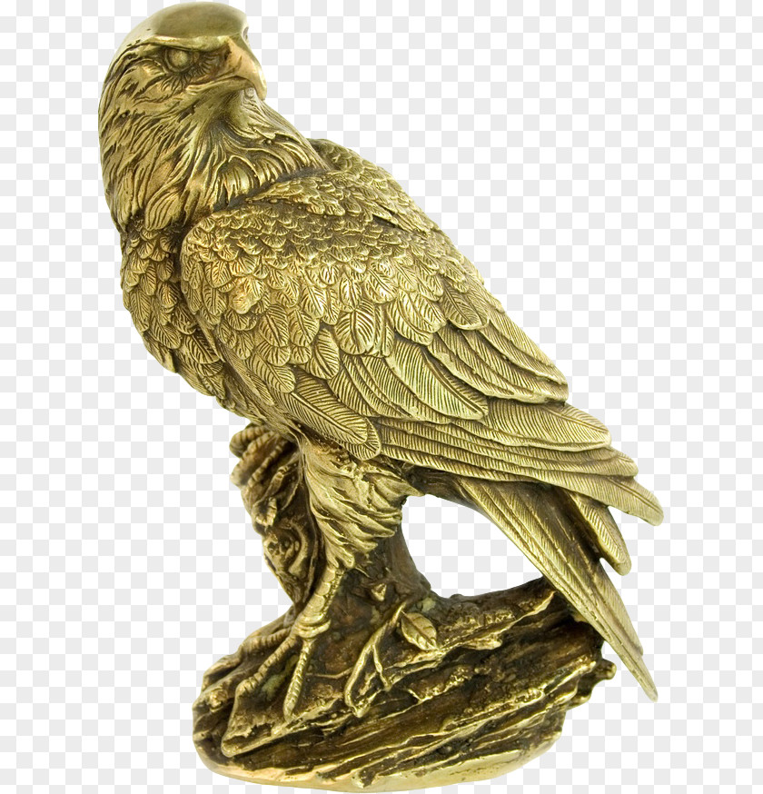 Eagle Statue Figurine Fauna Beak PNG